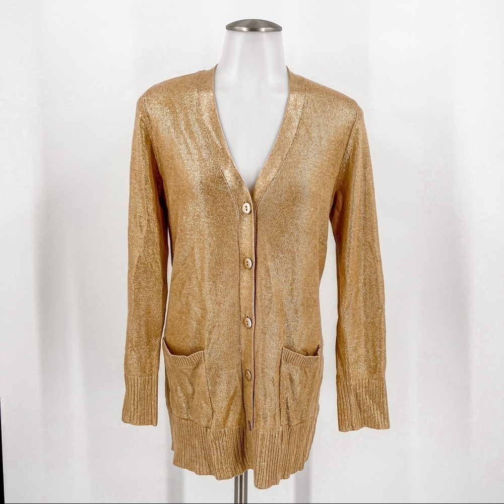Gold Chico's Cardigan